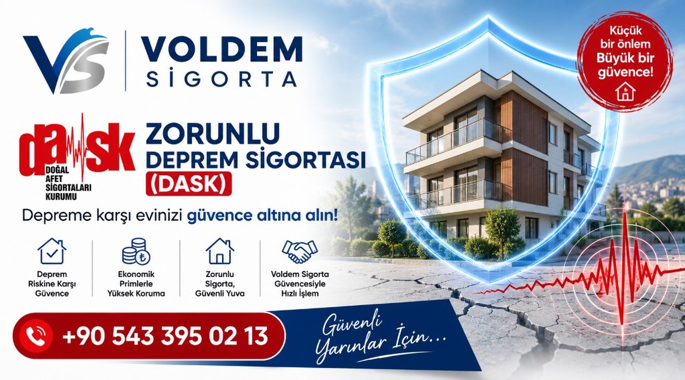 Tokat DASK Sigortası | Voldem Sigorta Tokat DASK sigortası - Zorunlu deprem sigortası. Voldem Sigorta DASK teklifi